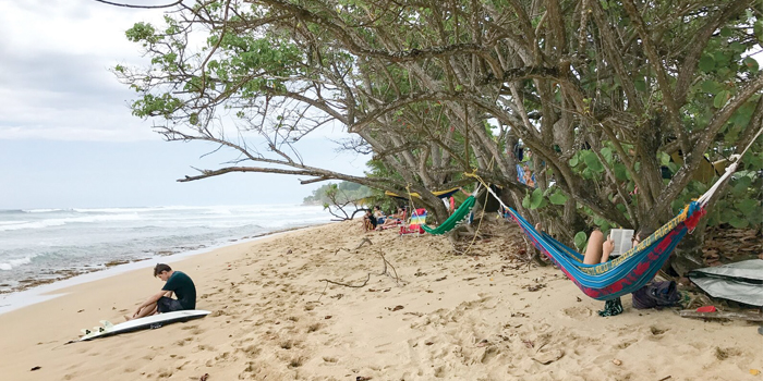 Jim Tolliver charges down a beautiful water wall From resplendent oceanfront sceneries to ancient ruins Aguadilla presents a unique experience to surfers as well as nature and wildlife enthusiasts on a global scale