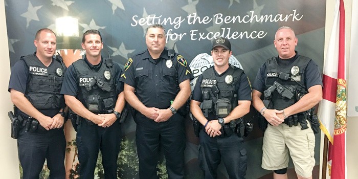 Jupiter Police Department Officers Save a Woman from Drowning in Florida