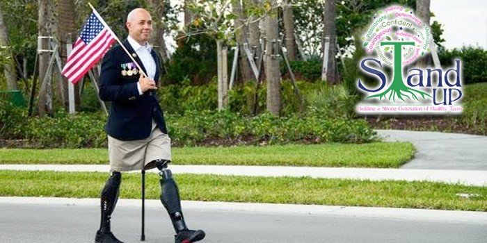 U.S. Congressman Mast Speaker and Walk Master at Harbourside Place in Jupiter, FL