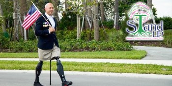 U.S. Congressman Mast Speaker and Walk Master at Harbourside Place in Jupiter, FL